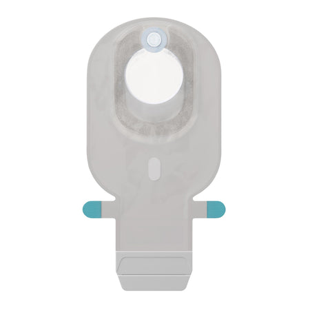 Coloplast 18725 SenSura Mio Kids Flex 2-Piece Transparent Ostomy Pouch, Green Match