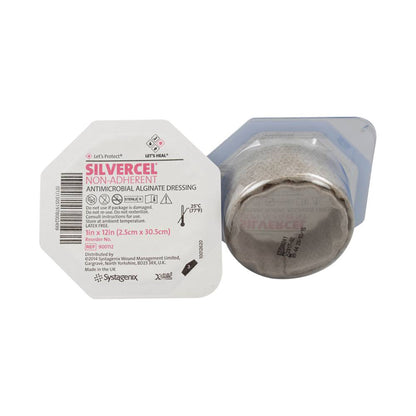 3M™ Silvercel™ Non-Adherent Silver Alginate Dressing, 1 x 12 Inch