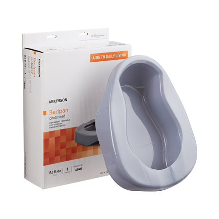 McKesson 146-RTLPC23212 Reusable Contoured Bedpan, 84 oz.
