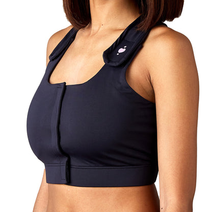 Serena Post Surgical Bra, Black, Queen Size
