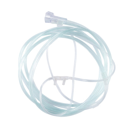McKesson 16-0504 ETCO2 Nasal Sampling Cannula with O2, Female Luer, Clear