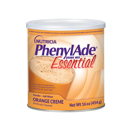 Nutricia North America 200769 Oral Supplement PhenylAde Orange Creme Flavor Powder 16 oz. / 454 Gram Canister