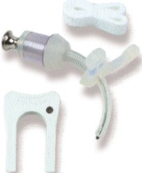 ICU Medical 60PFP55 Bivona FlexTend Plus Extra Length Tracheostomy Tube, Size 5.5