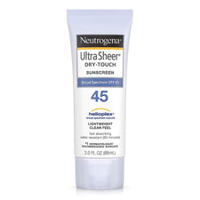 Sunscreen Neutrogena®Ultra Sheer® Dry Touch SPF 45 Lotion 3 oz. Tube