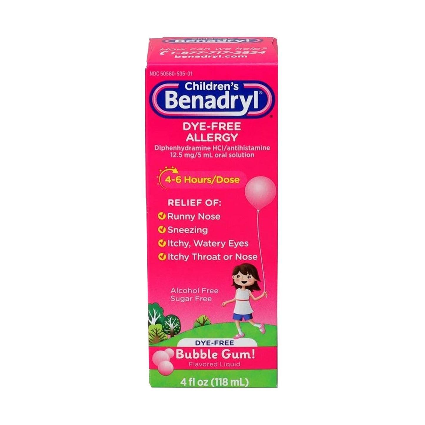 Children's Benadryl® Bubble Gum Flavor Children's Allergy Relief