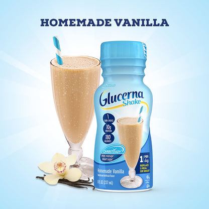 Glucerna® Original Shake, Vanilla Flavor, 8-ounce bottle