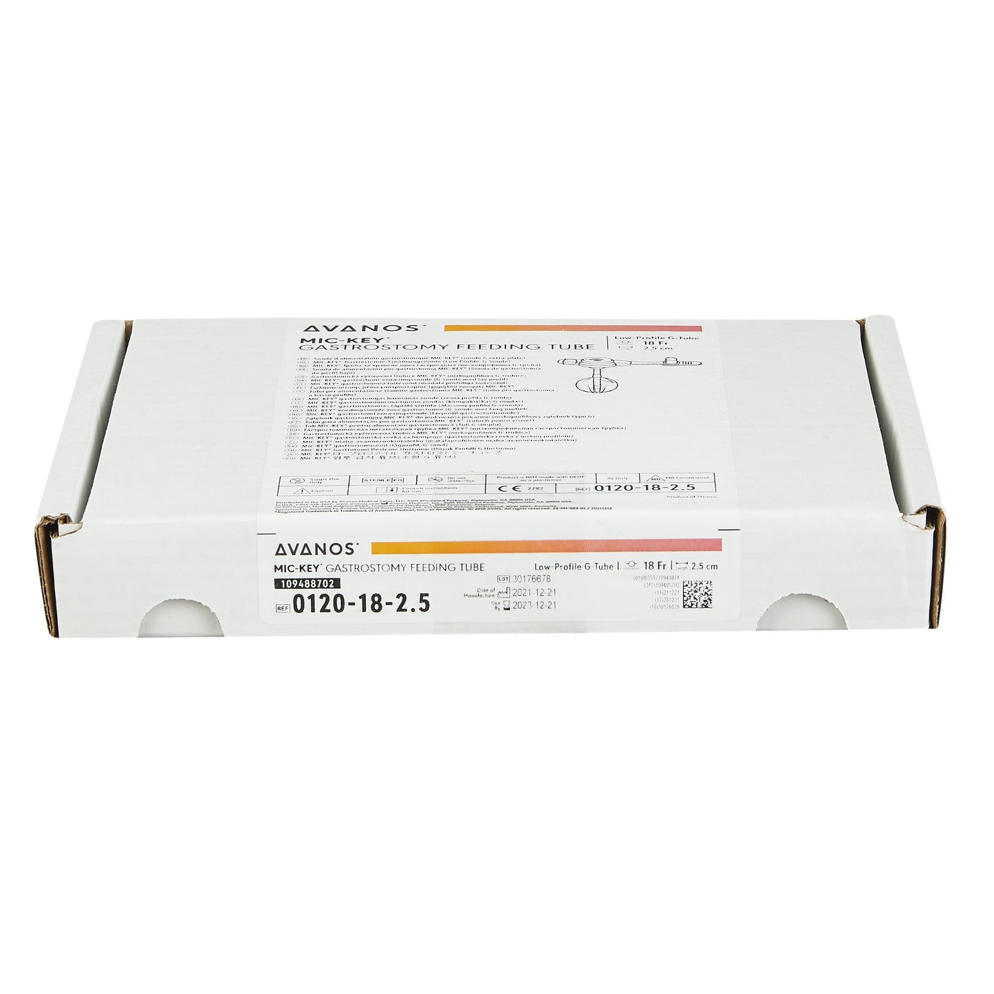 Mic-Key® Low Profile Gastrostomy Tube Kit, 18 Fr., 2.5 cm Tube