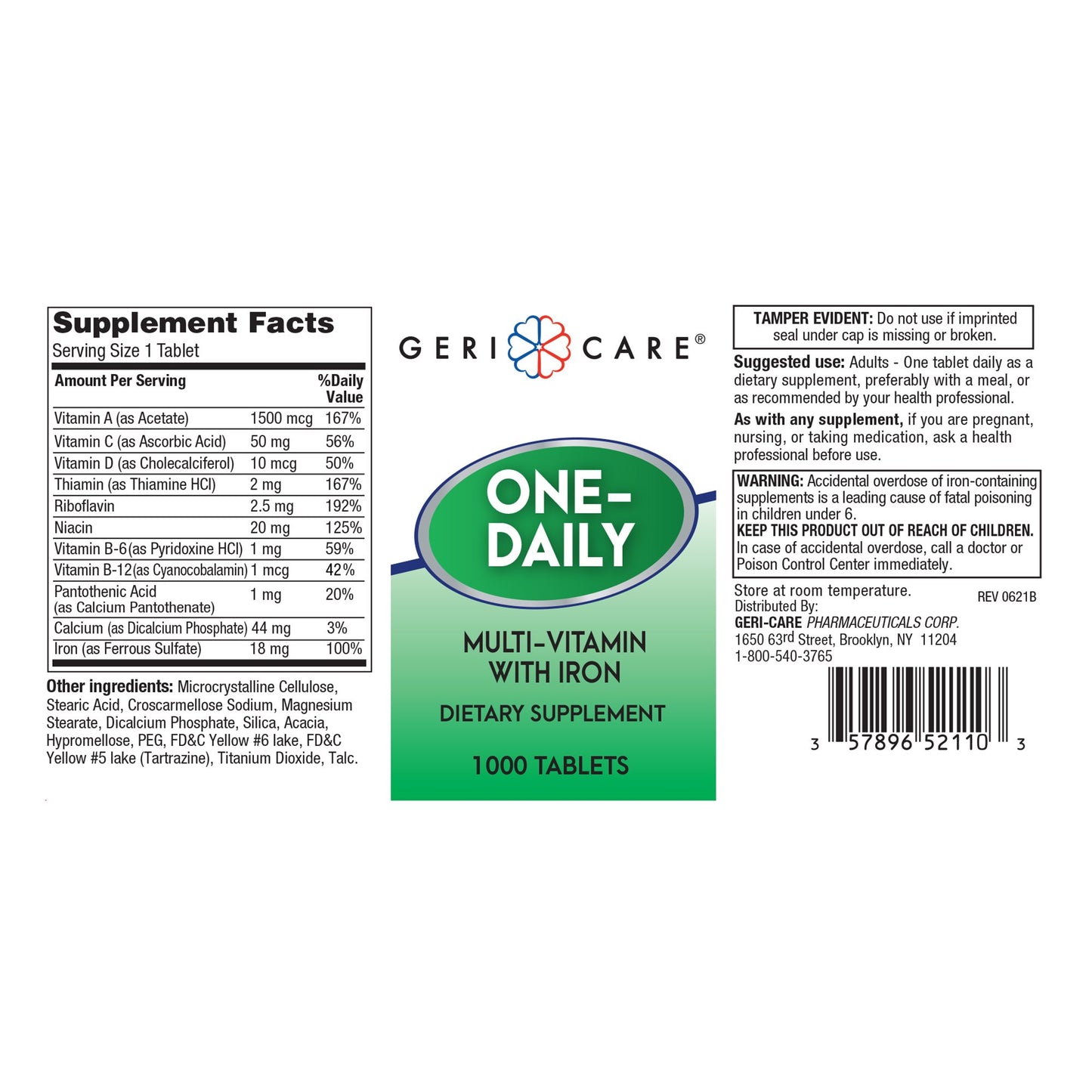 Geri-Care® Multivitamin Supplement with Minerals