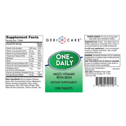 Geri-Care® Multivitamin Supplement with Minerals