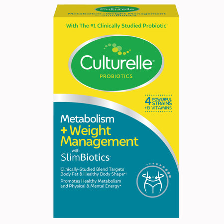 i-Health Inc 49100401836 Culturelle Metabolism + Weight Management with SlimBiotics Capsules