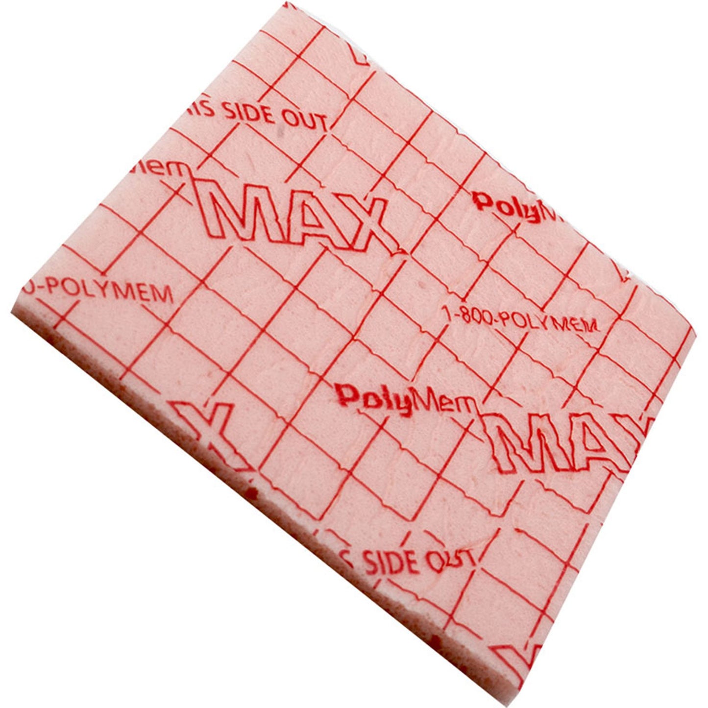 PolyMem® Max® Nonadhesive Without Border Foam Dressing, 3 x 3 Inch