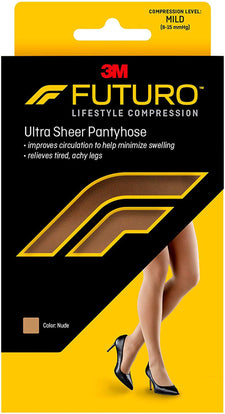 3M™ Futuro™ Energizing Ultra Sheer Pantyhose, Nude, Medium