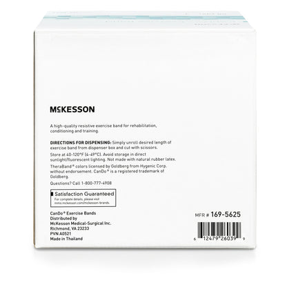 McKesson CanDo® Exercise Extra-Heavy Resistance Band, Black, 5 Inch x 50 Yard