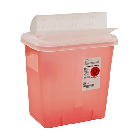 Cardinal 89651 SharpSafety Multi-purpose Sharps Container, 2 Gallon