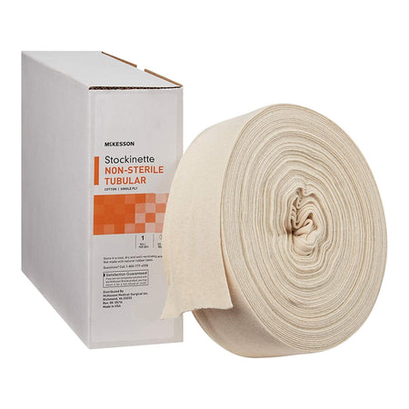 McKesson 16-4T-825 Beige Cotton Tubular Stockinette, 8 Inch x 25 Yard