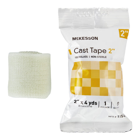 McKesson 115-2 White Cast Tape, 2 Inch x 4 Yard