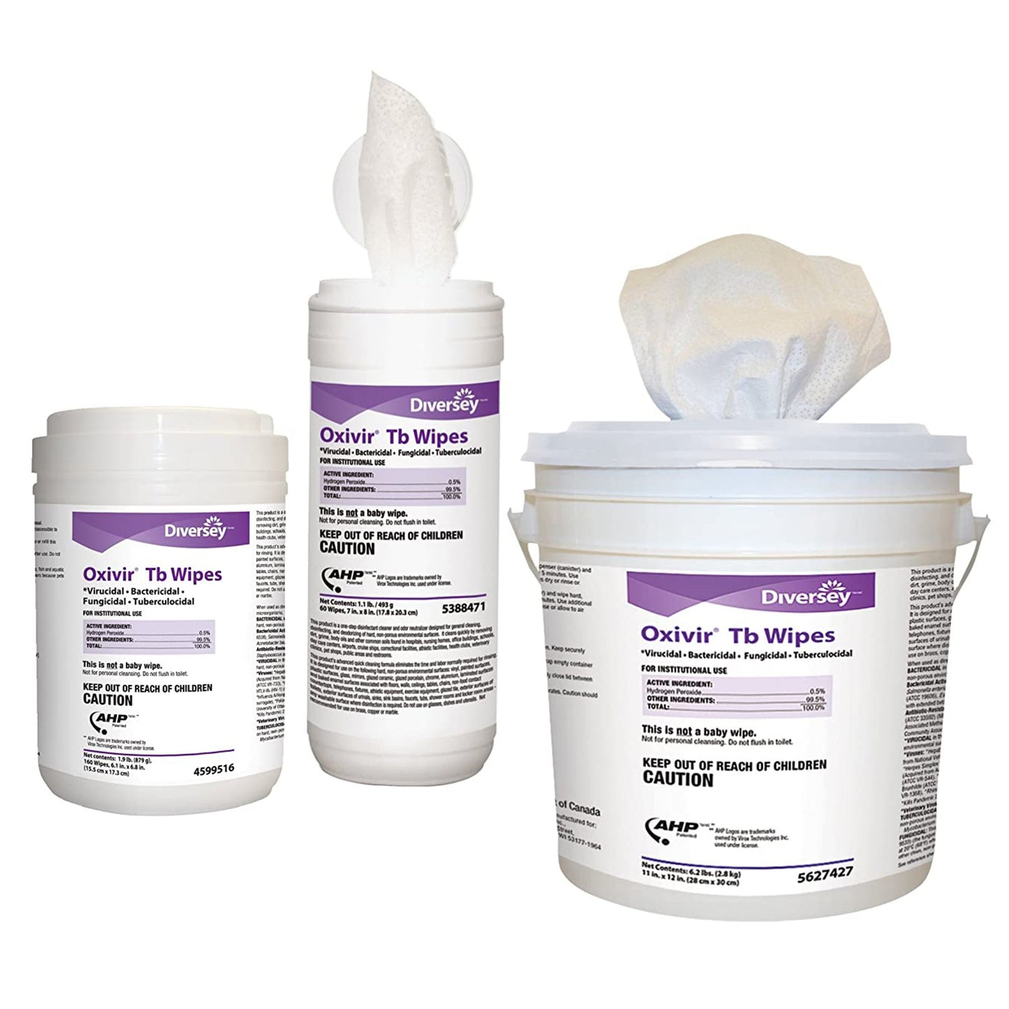 Oxivir® Tb Surface Disinfectant Cleaner Wipes, 60 ct.