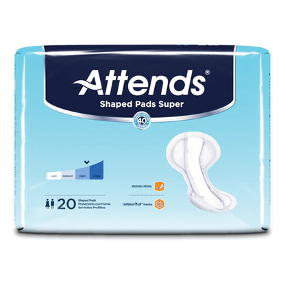 Attends® Shaped Bladder Control Pads, Super