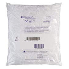 BD 364815 Vacutainer Tube Holder, Standard Size, Clear, Non-Stackable, Single Use, For 13mm and 16mm Diameter Tubes