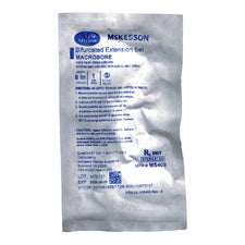 IV Extension Set McKesson Macro Bore 6 Inch Tubing Without Filter Sterile