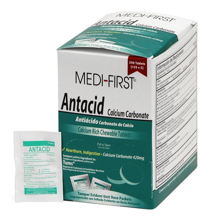 Medique Products 80248 Medi-First Calcium Carbonate Antacid