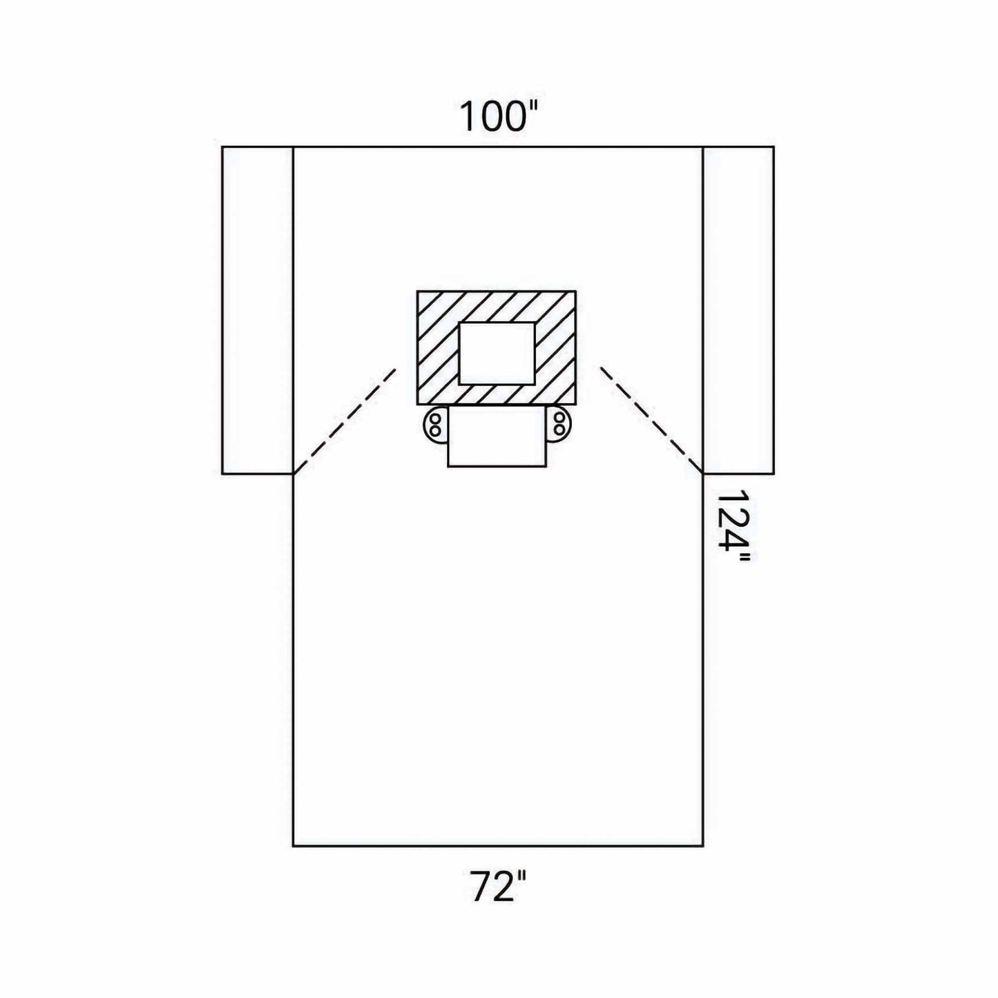 Halyard Sterile Chest Drape, 100 x 72 x 124 Inch