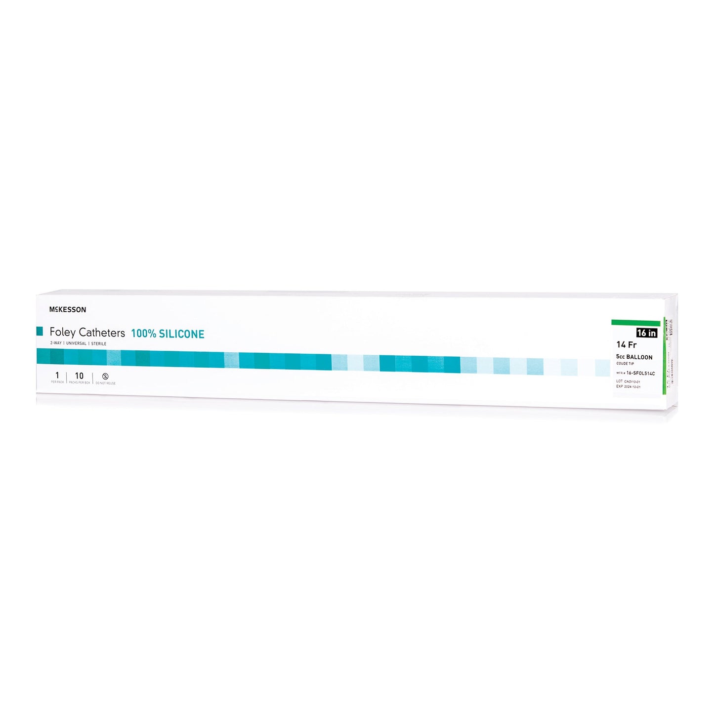 McKesson Silicone Foley Catheter, Coude Tip, 14 Fr.