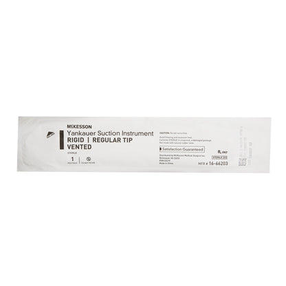 McKesson Yankauer Style Suction Tube Handle, Rigid Angled Type