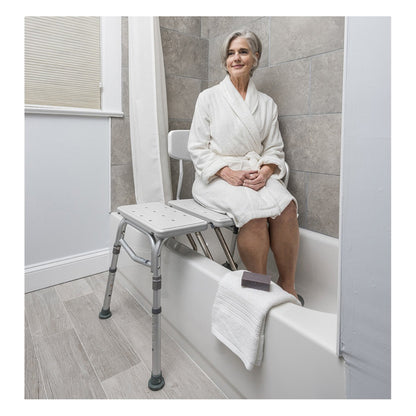 Splash Defense™ Knocked Down Bath Transfer Bench, 17½ – 22½ Seat Height