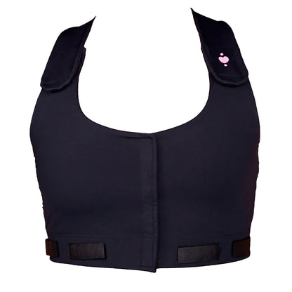 Larissa™ Post-Surgical Bra, Black, Queen Size