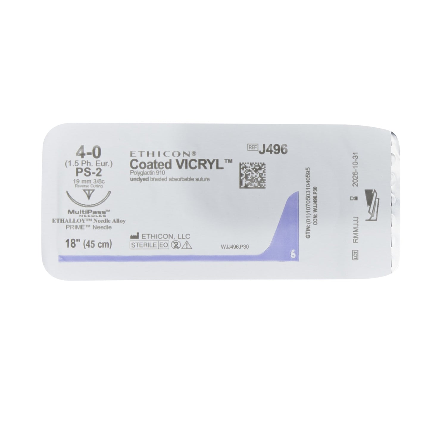 Coated Vicryl™ Suture with Needle