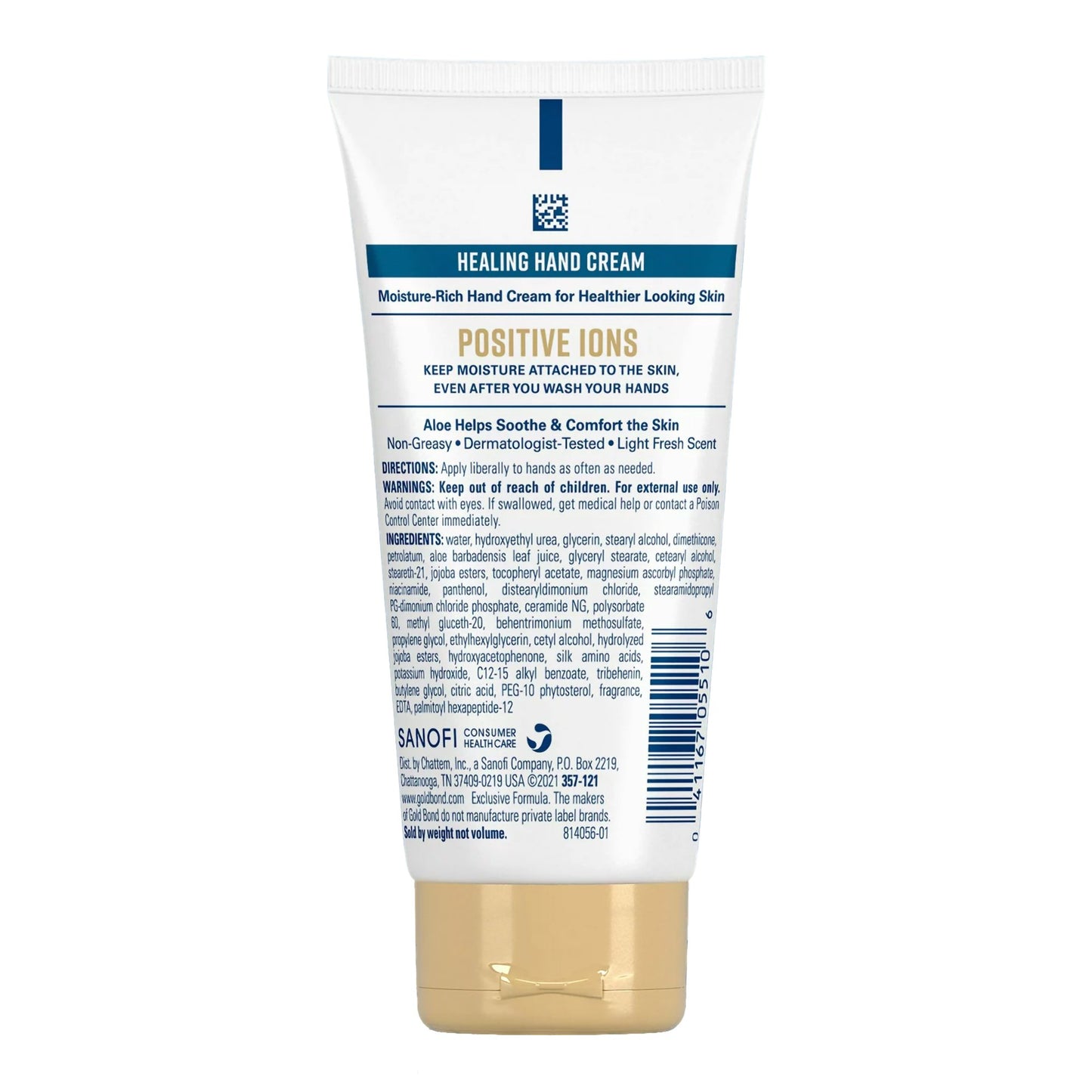 Hand Moisturizer Gold Bond® Healing 3 oz. Tube Scented Cream