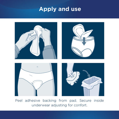 Attends® Discreet Liners Bladder Control Pad, 6-Inch Length