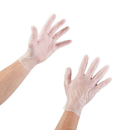 McKesson Confiderm® Vinyl Exam Glove, Extra Large, Clear