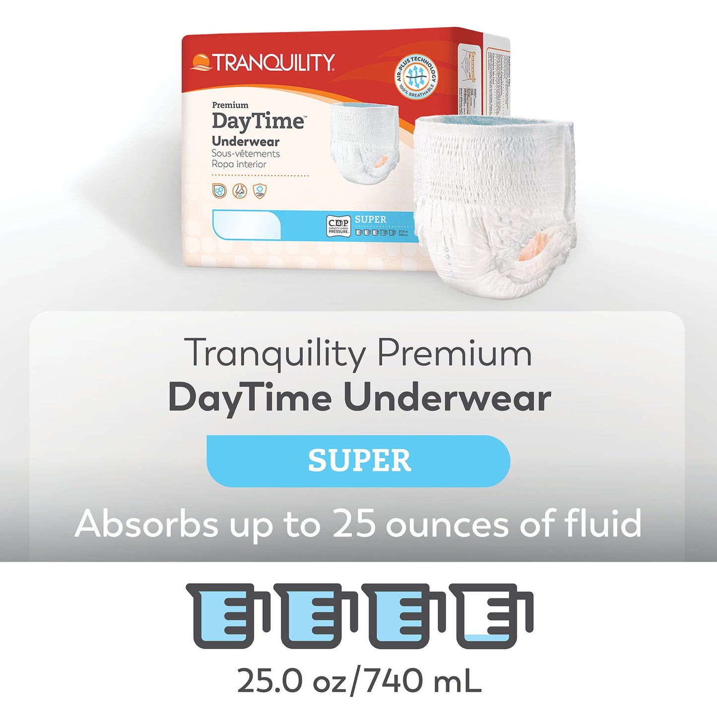 Tranquility Premium DayTime Disposable Absorbent Underwear, XL