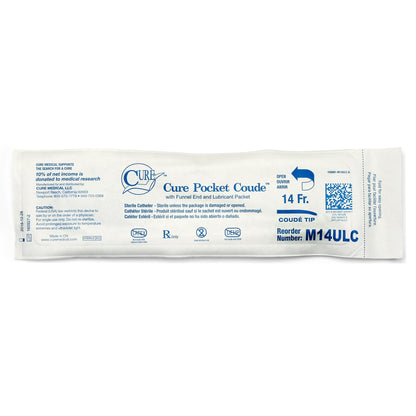 Cure Pocket Cath® Urethral Catheter, 14 Fr.