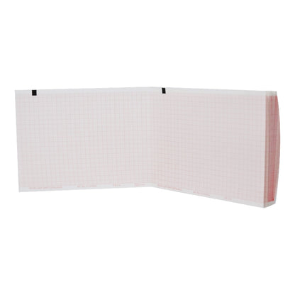 Recording Chart Paper Shiller Z-Fold Red Grid