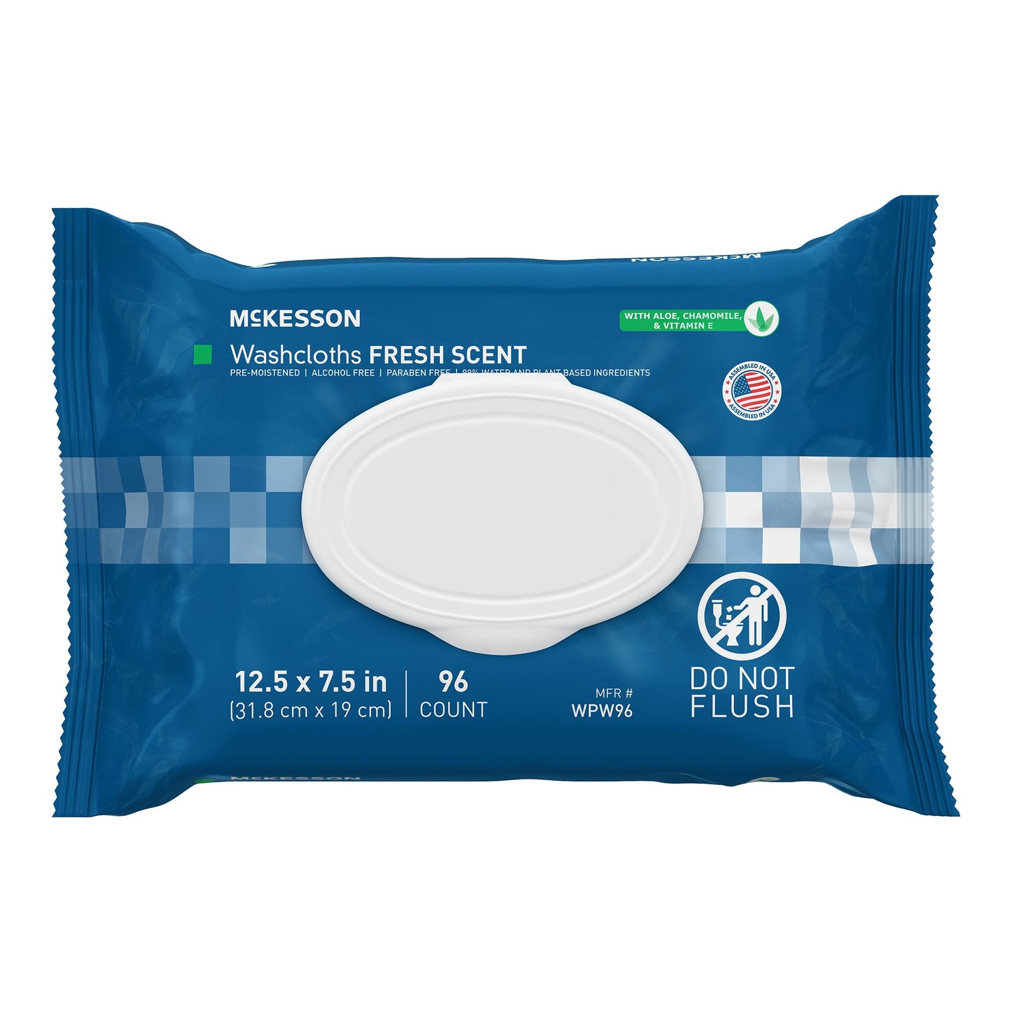 McKesson Fresh Scent Washcloths, 96 ct. by McKesson Brand product image