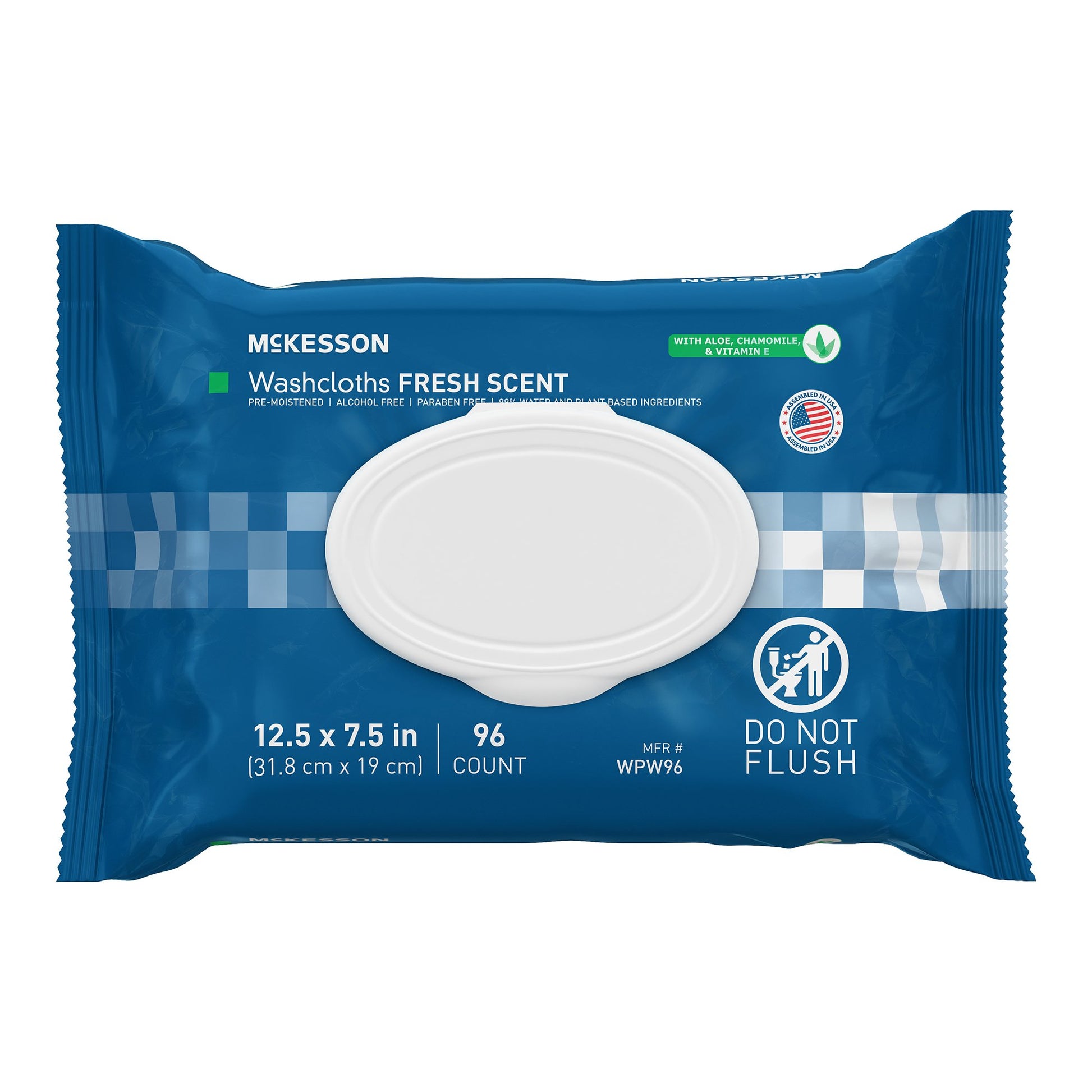 McKesson Fresh Scent Washcloths, 96 ct. by McKesson Brand product image