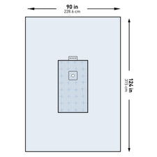 McKesson Sterile Universal Extremity Drape, 90 x 124 Inch