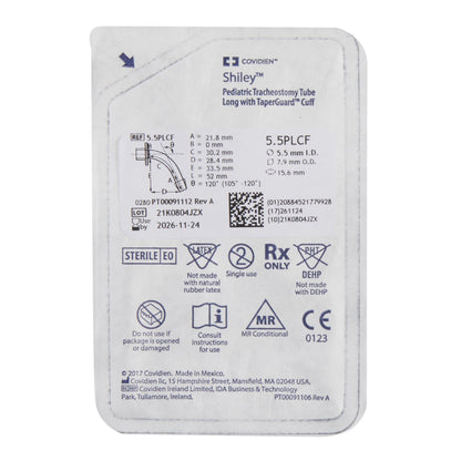 Cuffed Tracheostomy Tube Shiley™ Size 5.5 Adult