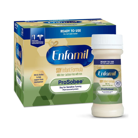 Mead Johnson 144901 Enfamil ProSobee Infant Formula, 2 oz. Ready to Use Nursette Bottle