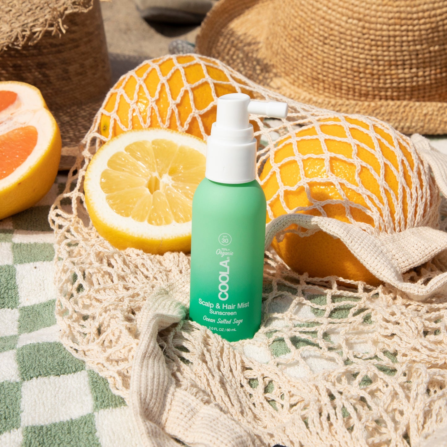 Scalp and Hair Sunscreen COOLA® SPF 30 Liquid 2 oz. Pump Bottle