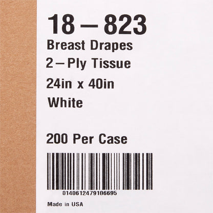 McKesson Nonsterile Breast Drape, 24 x 40 Inch
