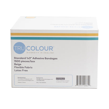 TruColour® Beige Adhesive Strip, 1 x 3 Inch