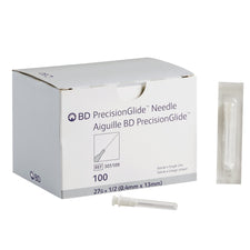 PrecisionGlide™ Hypodermic Needle, 27 Gauge, 1/2 Inch Length