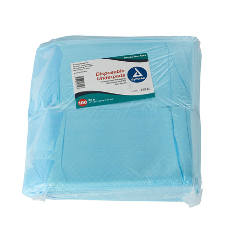 Dynarex 1341 Absorbent Fluff Fill Underpad, 17 x 24 Inch
