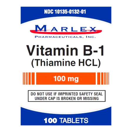 Marlex Pharmaceutical 10135013201 Vitamin B-1 Supplement