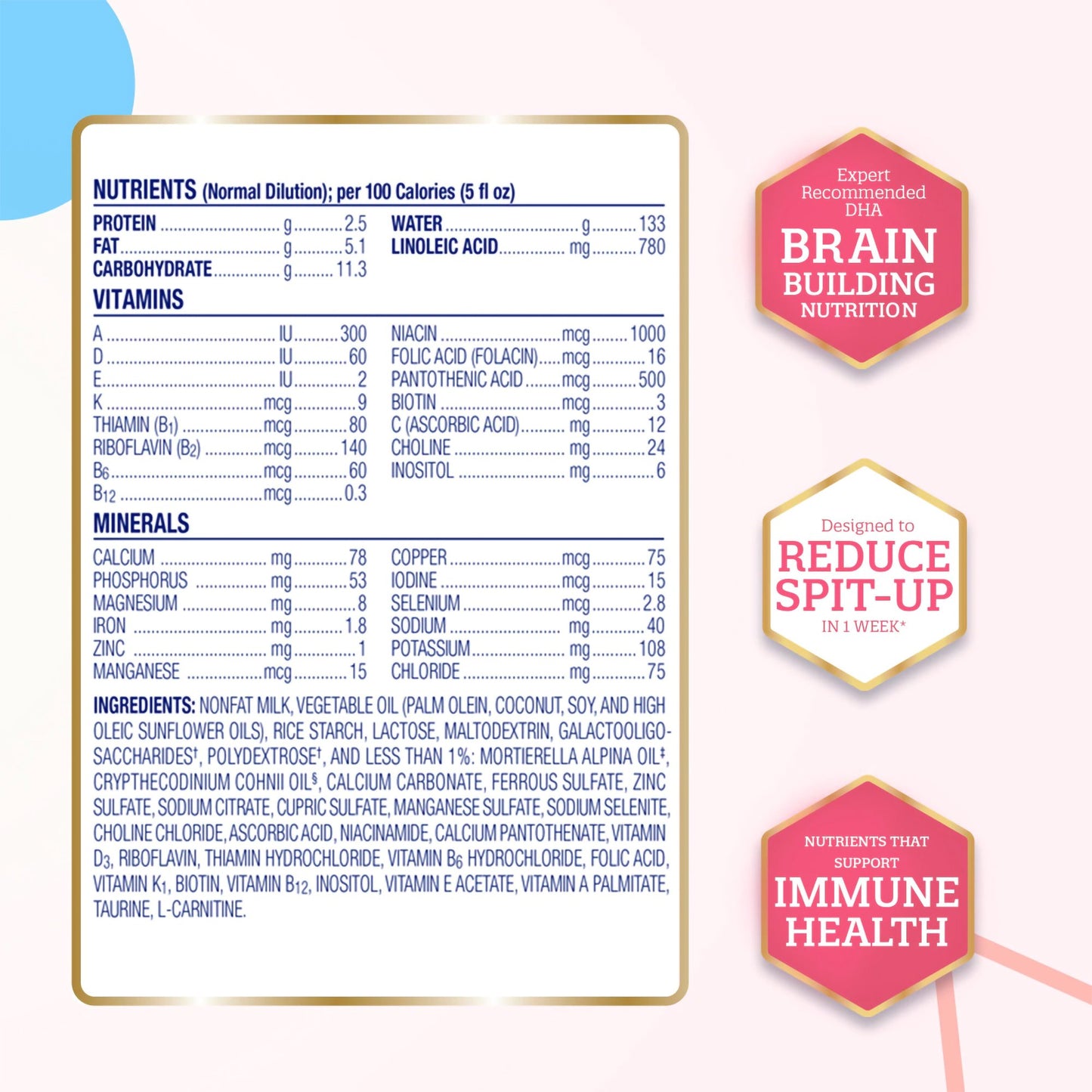 Infant Formula Enfamil® A.R.™ Unflavored 12.9 oz. Can Powder Added Rice Spit Up