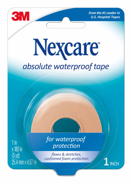 3M 731 Nexcare Foam Medical Tape, 1 Inch x 5 Yard, Tan